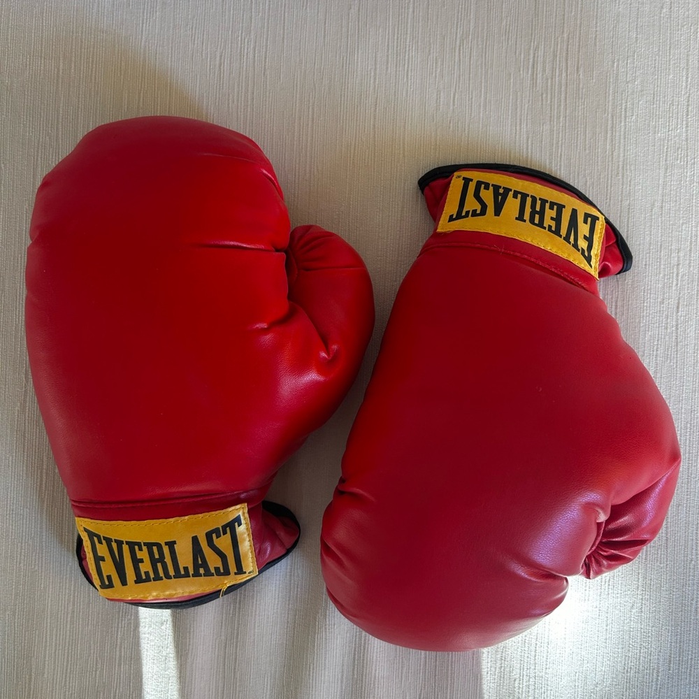 🥊 EVERLAST Boxing Gloves, Red VGUC